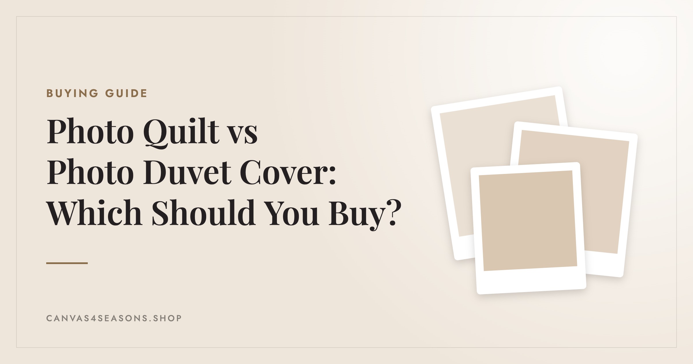 Photo Quilt vs Photo Duvet Cover: Which Should You Buy?