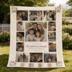 Custom Photo Quilt — Personalized Family Collage Blanket